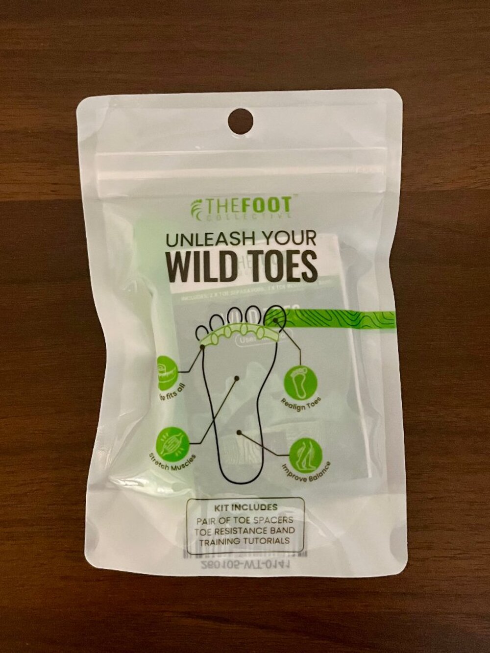 The Foot Collective Wild Toes - Toe Spacers & Resistance Band | NWT